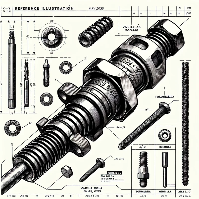 Threaded Rod ACME ROD 2-1/4"-4*1 Meter 4